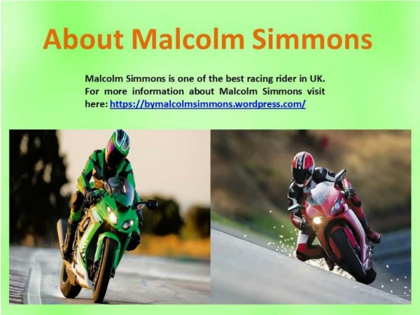 About Malcolm Simmons