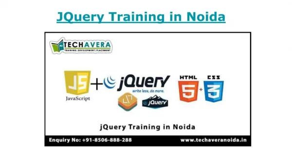 JQuery Training in Noida