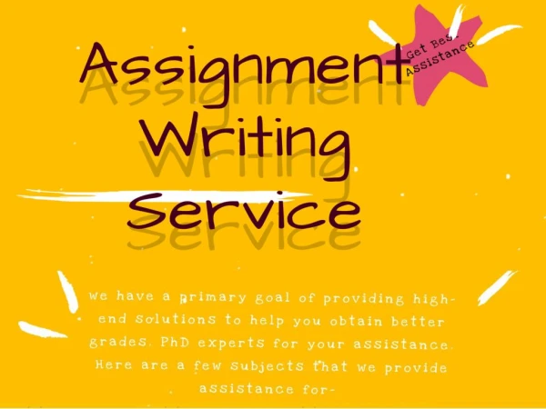 Hire The Most Renowned Assignment Writing Service