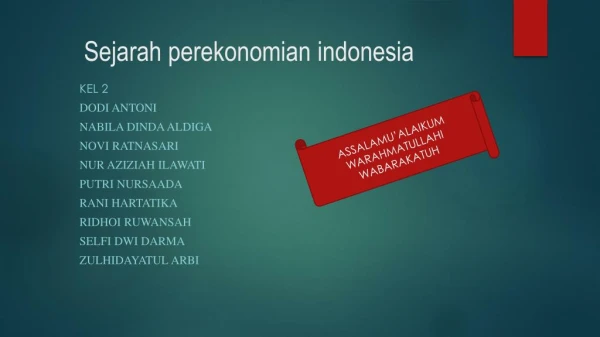 isu seputar perekonomian indonesia