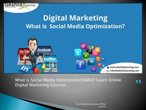 What is Social Media Optimization(SMO)? Learn Digital Marketing Courses