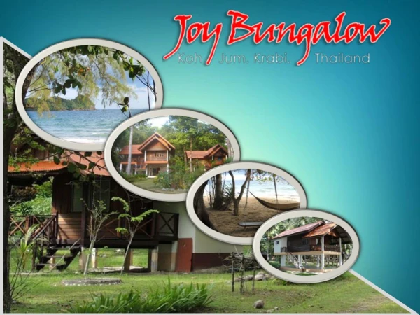 Spend your Vacation at Joy Bungalow