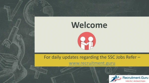 SSC Jobs Notification Details
