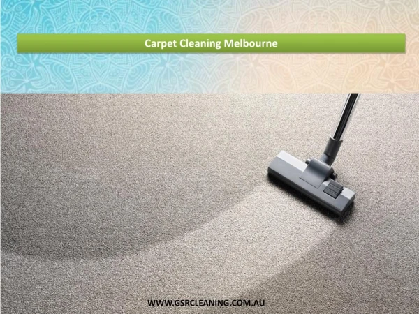 Carpet Cleaning Melbourne