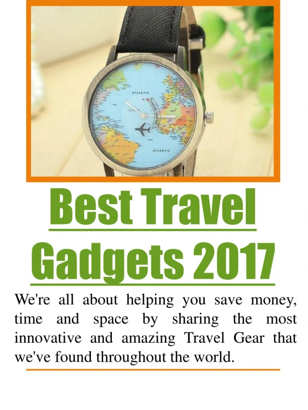 Travel Gadgets And Gear