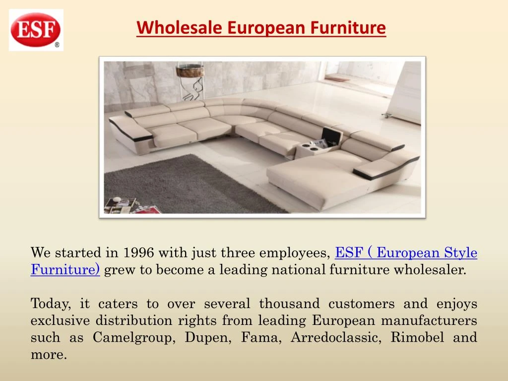 wholesale european furniture