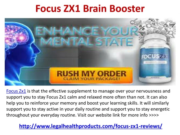 Focus ZX1 Brain Booster Supplement Where to Buy ?