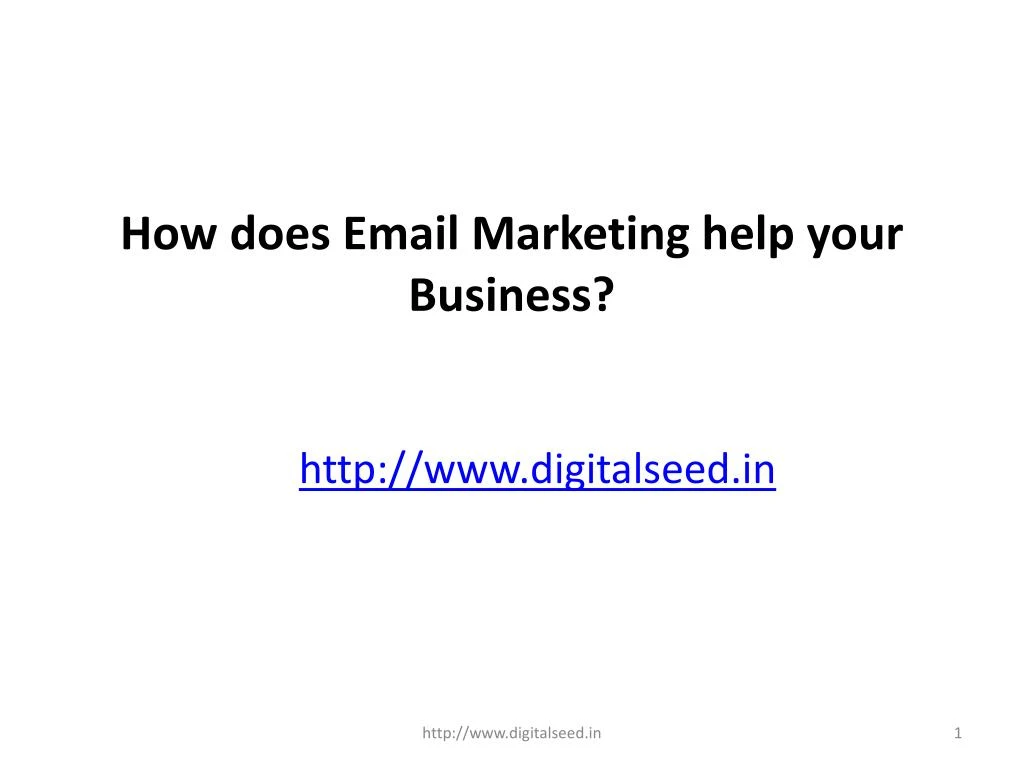 how does email marketing help your business