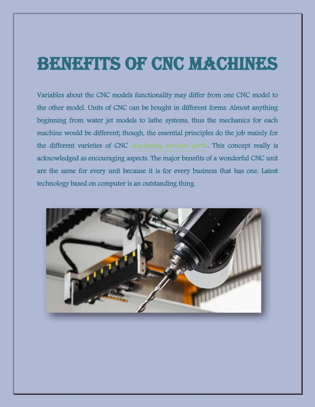 benefits of cnc machines benefits of cnc machines