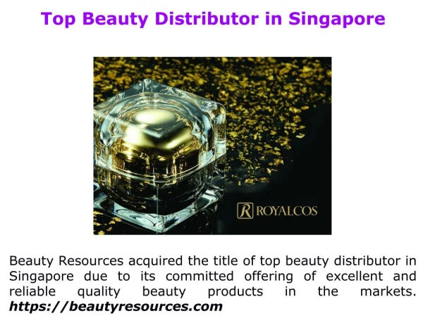 Beauty Distributor Singapore