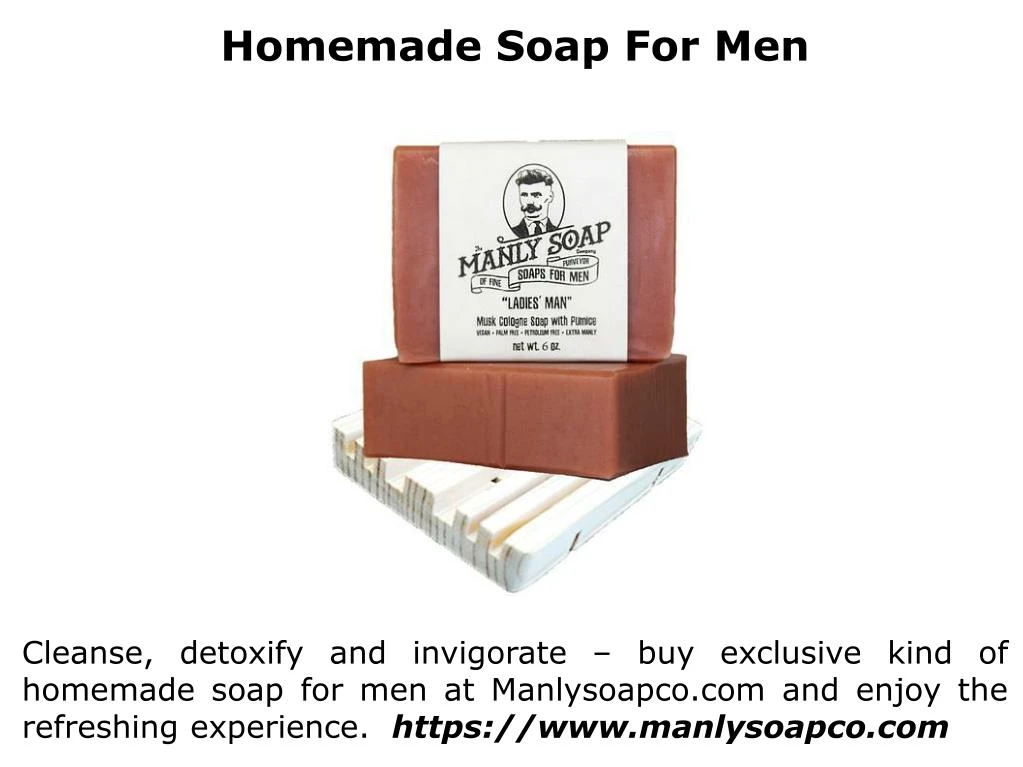 homemade soap for men