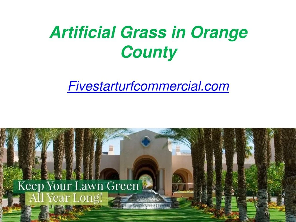 artificial grass in orange county