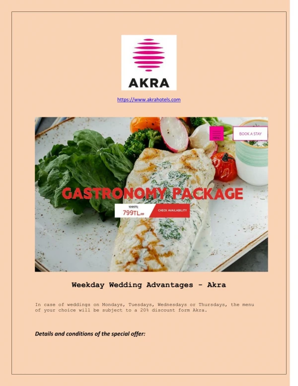 Antalya luxury hotels - Akra Restaurants