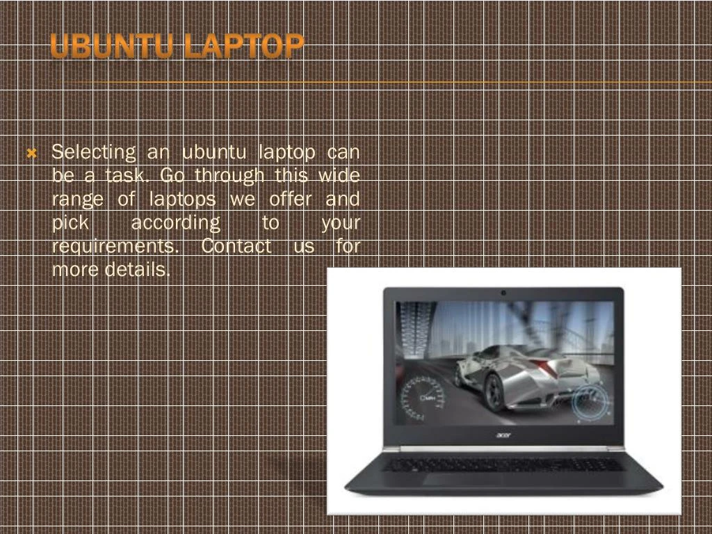 ubuntu laptop