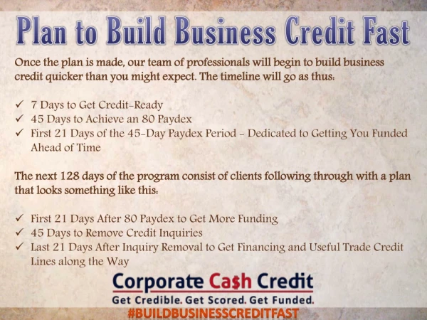 Plan to Build Business Credit Fast