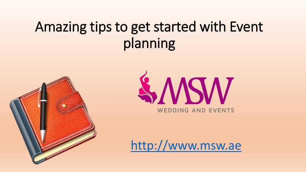 amazing tips to get started with event planning