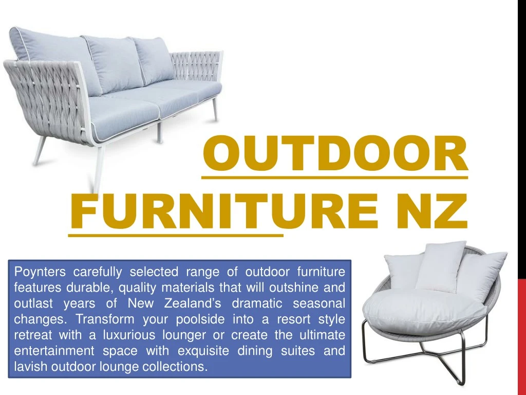 outdoor furniture nz
