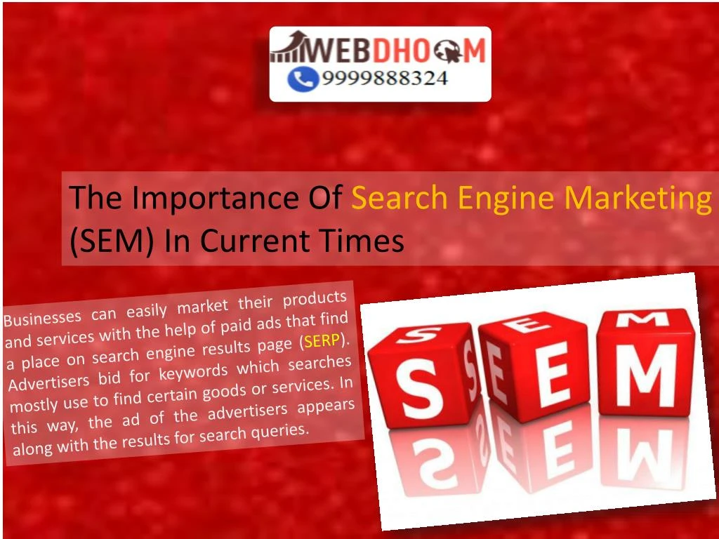 the importance of search engine marketing
