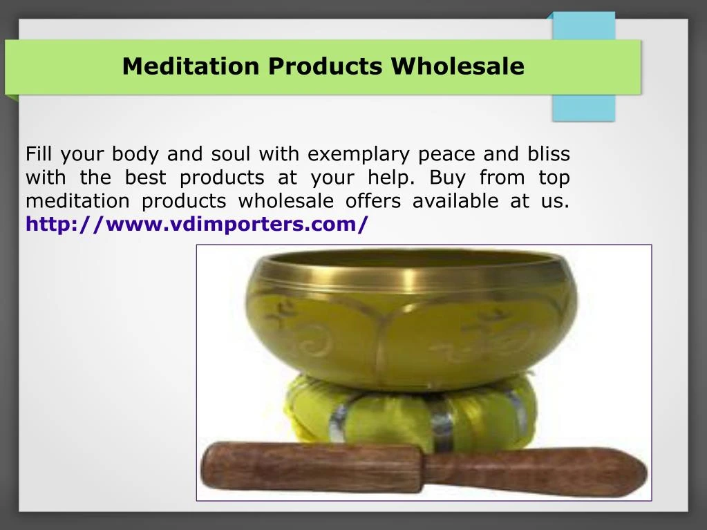 meditation products wholesale