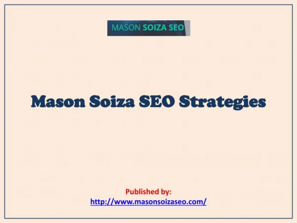 Mason Soiza SEO Strategies