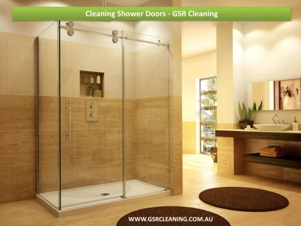 Cleaning Shower Doors - GSR Cleaning