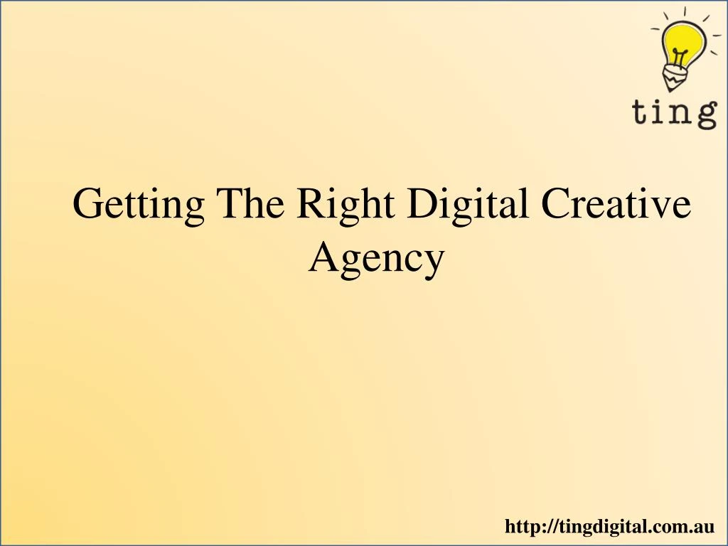 getting the right digital creative agency