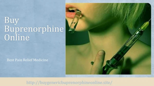 Buy Buprenorphine Online