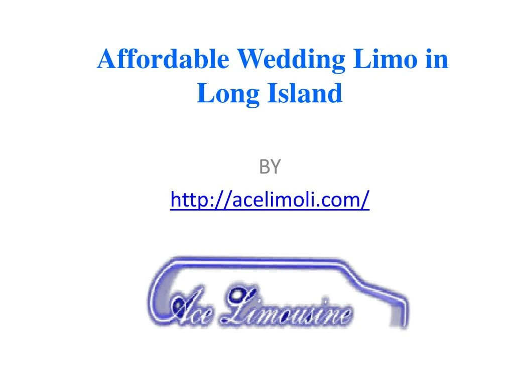 affordable wedding limo in long island
