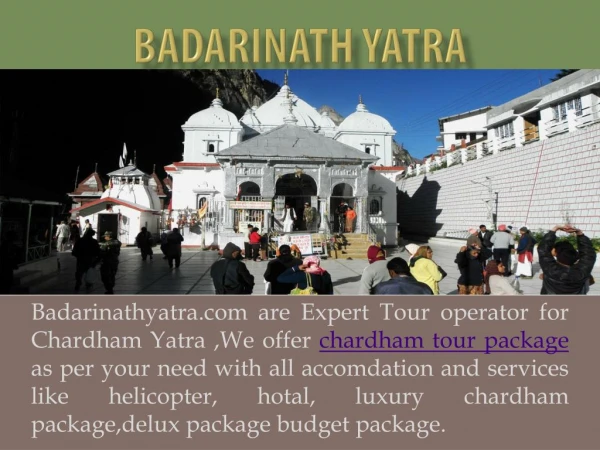 Badarinath Yatra