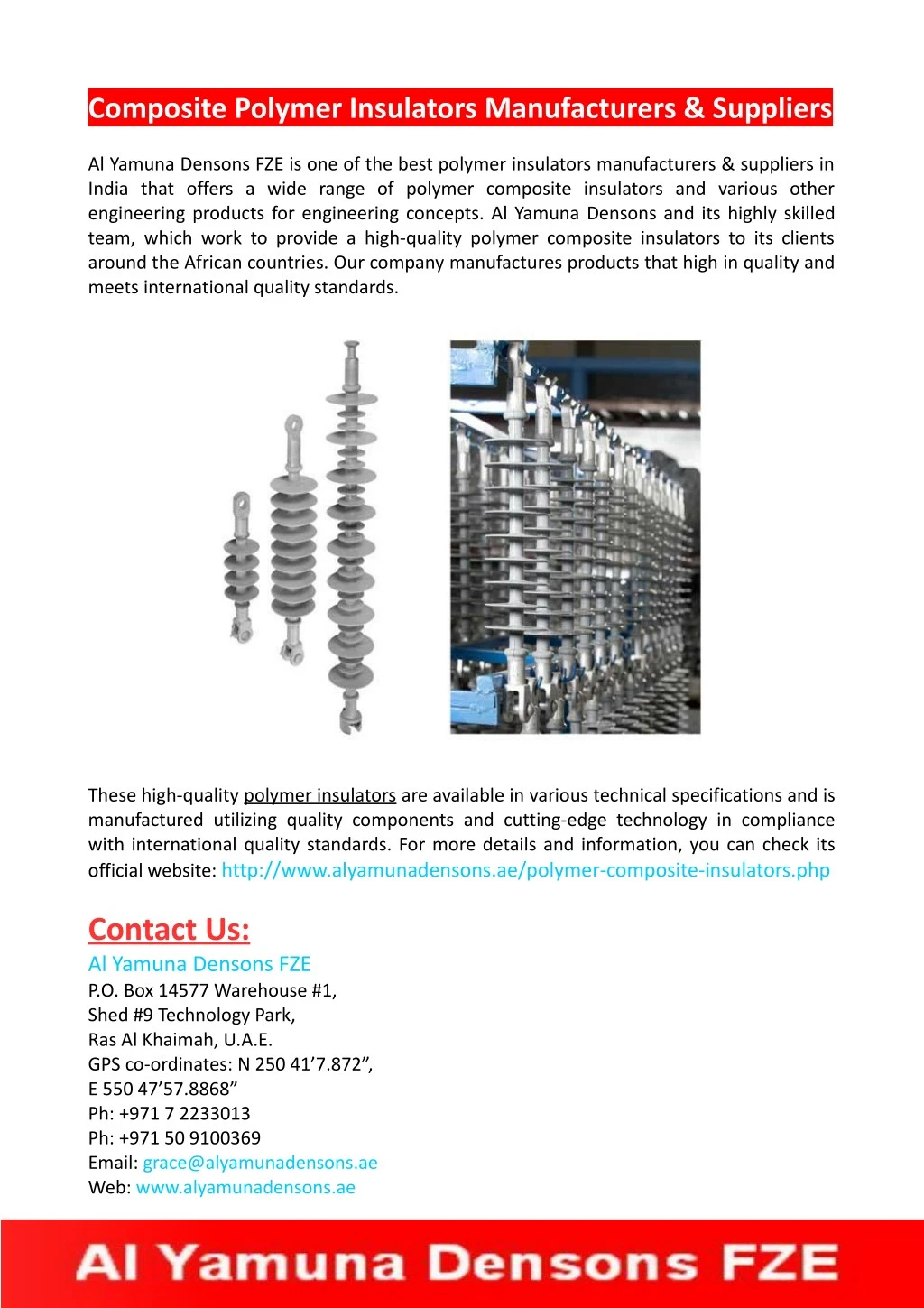 composite polymer insulators manufacturers