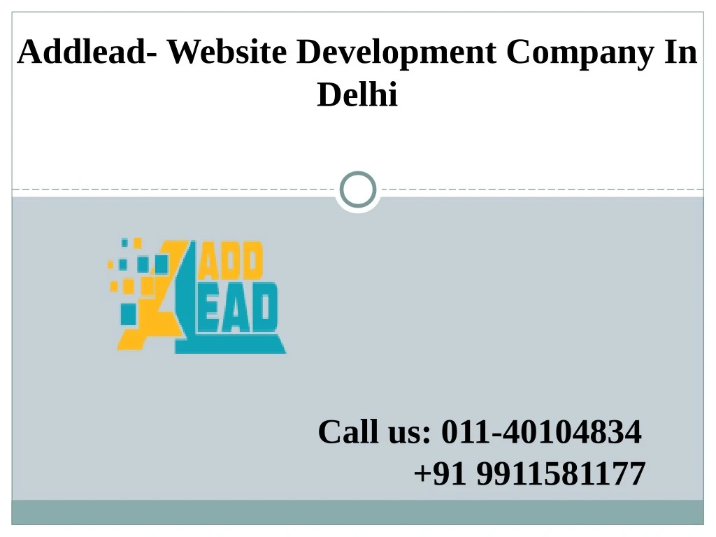 addlead website development company in delhi
