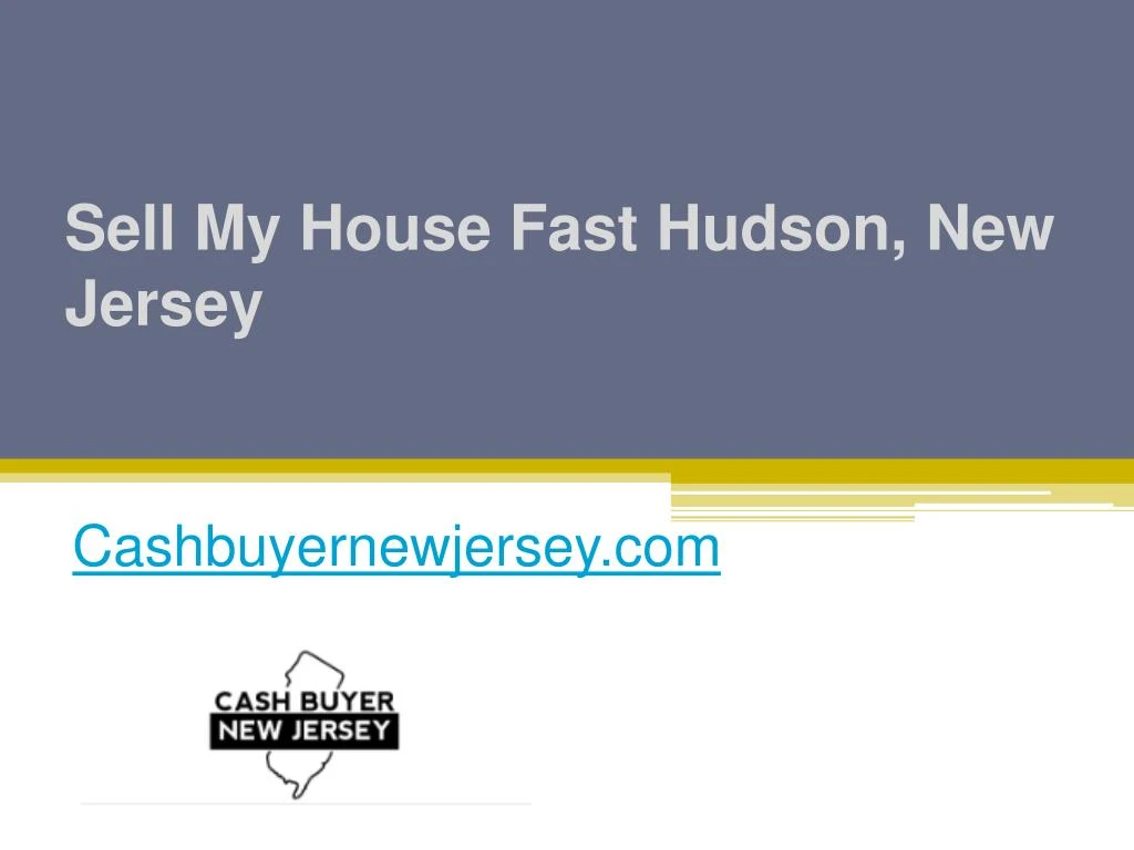 sell my house fast hudson new jersey