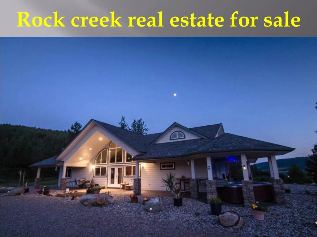 rock creek real estate for sale