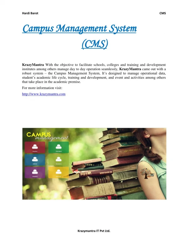 campus management system(CMS)