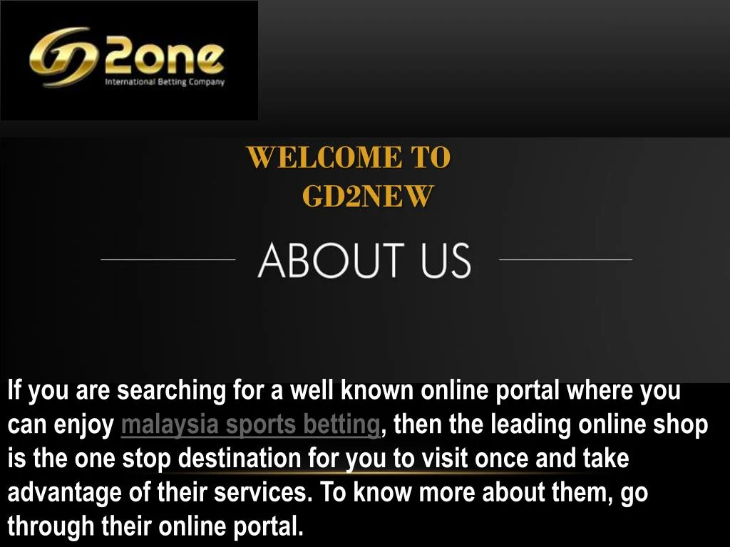 welcome to gd2new
