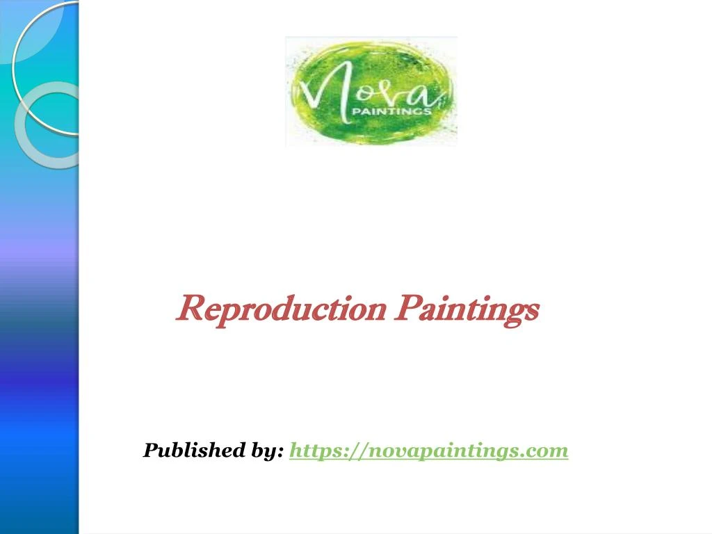 reproduction paintings published by https