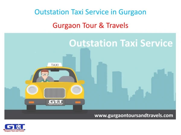 Outstation Taxi Service in Gurgaon
