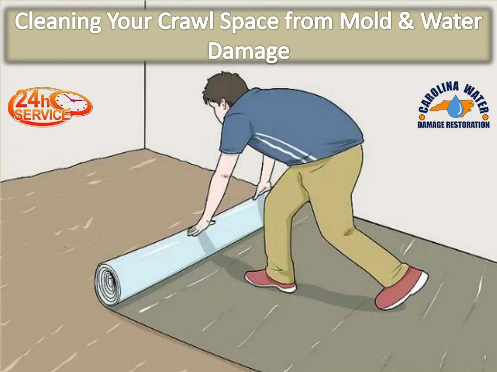 cleaning your crawl space from mold water damage
