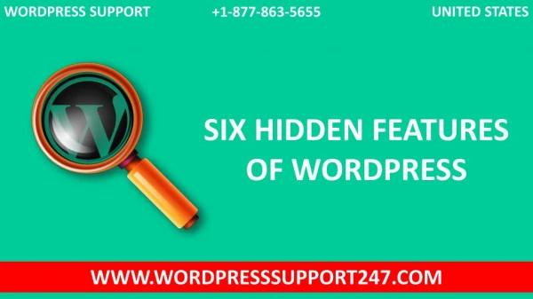 Six Hidden Features Of WordPress