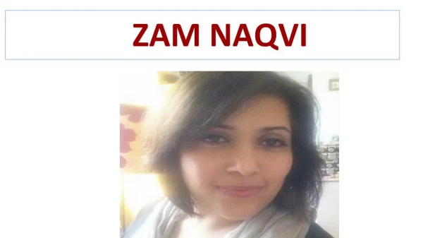 Zam Naqvi: Film Director | Freelance Writing