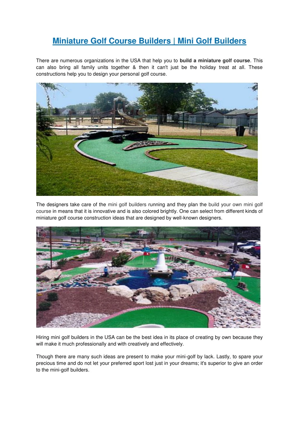 Golf Gardens Miniature Golf - All You Need to Know BEFORE You Go (with  Photos)