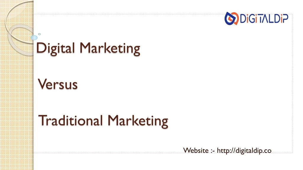 digital marketing versus traditional marketing