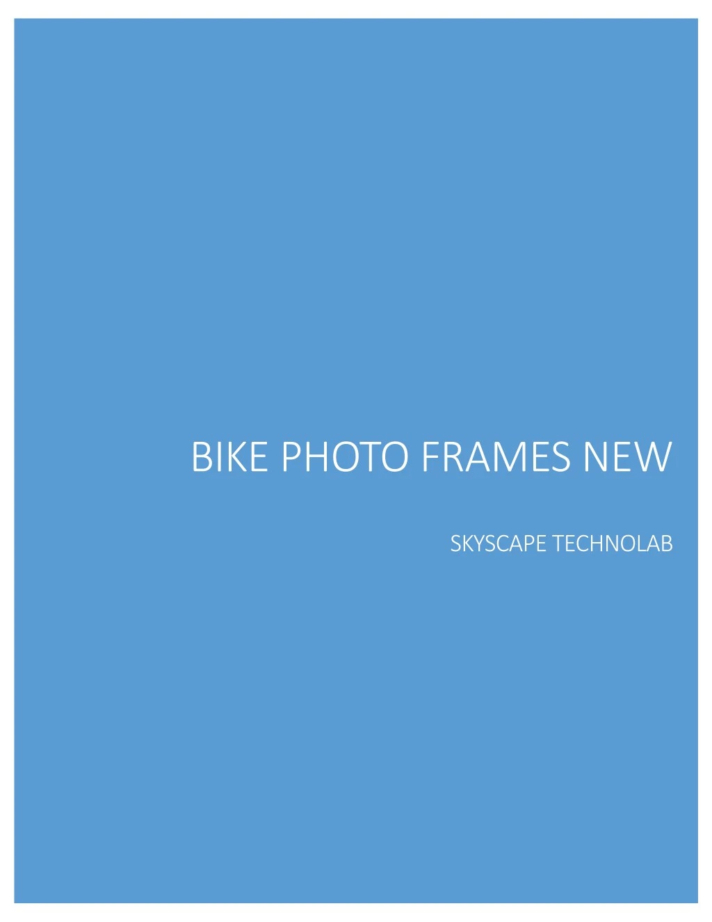 bike photo frames new