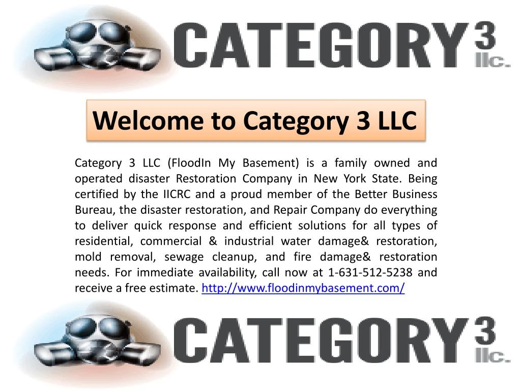 welcome to category 3 llc