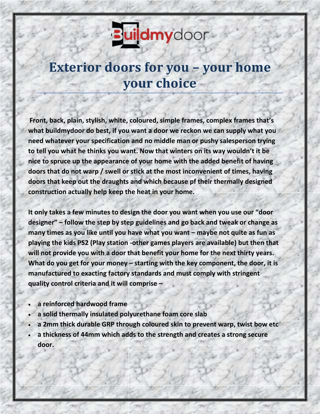 exterior doors for you your home your choice