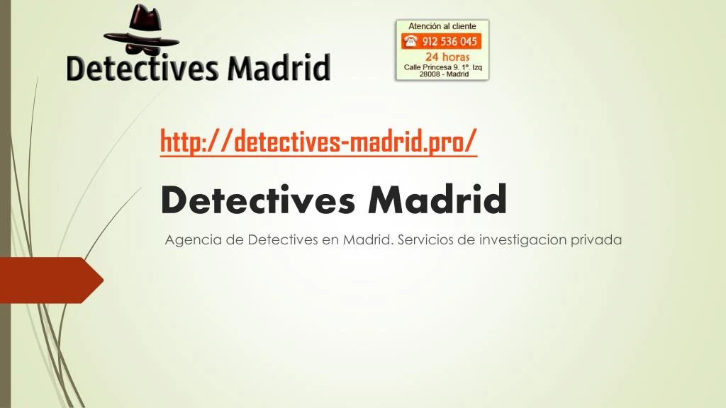 detectives madrid