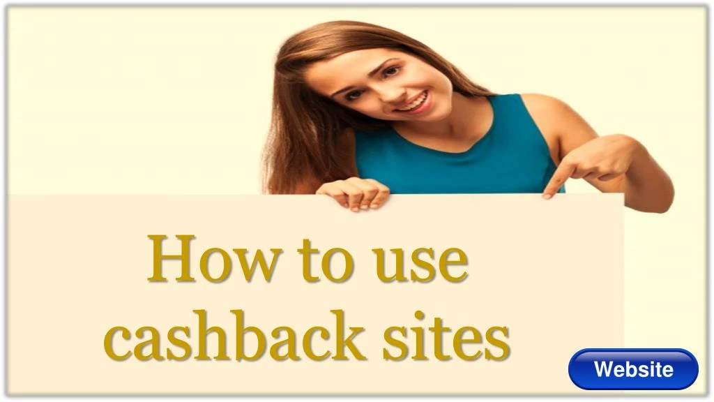 how to use cashback sites