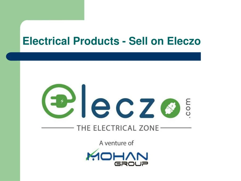 electrical products sell on eleczo