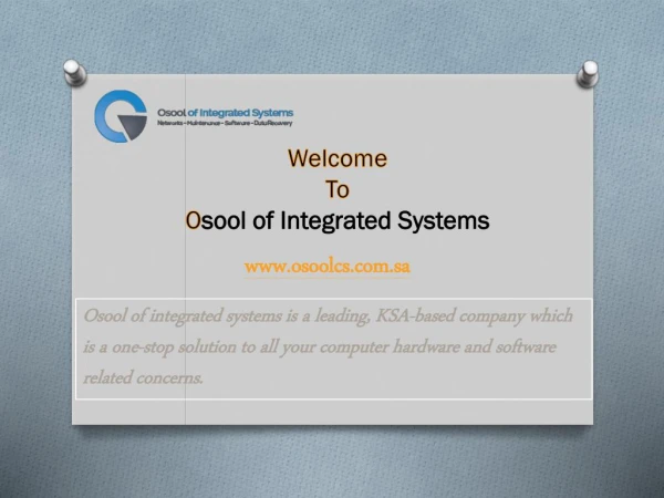 Osool of Integrated Systems - Best Data Recovery Services