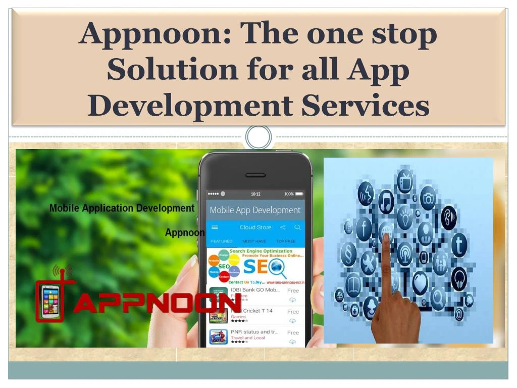 appnoon the one stop solution for all app development services